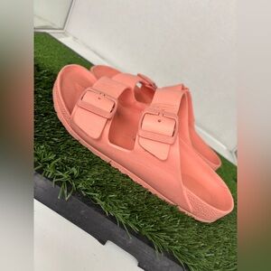 Birkenstock Arizona Essentials Mens Sandal Size 38 Pink